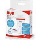 NUK sacs de lait maternel 1×25 pcs, sacs de lait