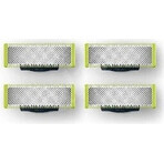 Lames de remplacement 4 pcs pour Philips OneBlade QP240/50 1×4 pcs, lames de remplacement