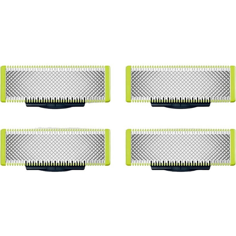 Lames de remplacement 4 pcs pour Philips OneBlade QP240/50 1×4 pcs, lames de remplacement