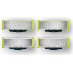 Lames de remplacement 4 pcs pour Philips OneBlade QP240/50 1×4 pcs, lames de remplacement