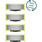 Lames de remplacement 4 pcs pour Philips OneBlade QP240/50 1×4 pcs, lames de remplacement