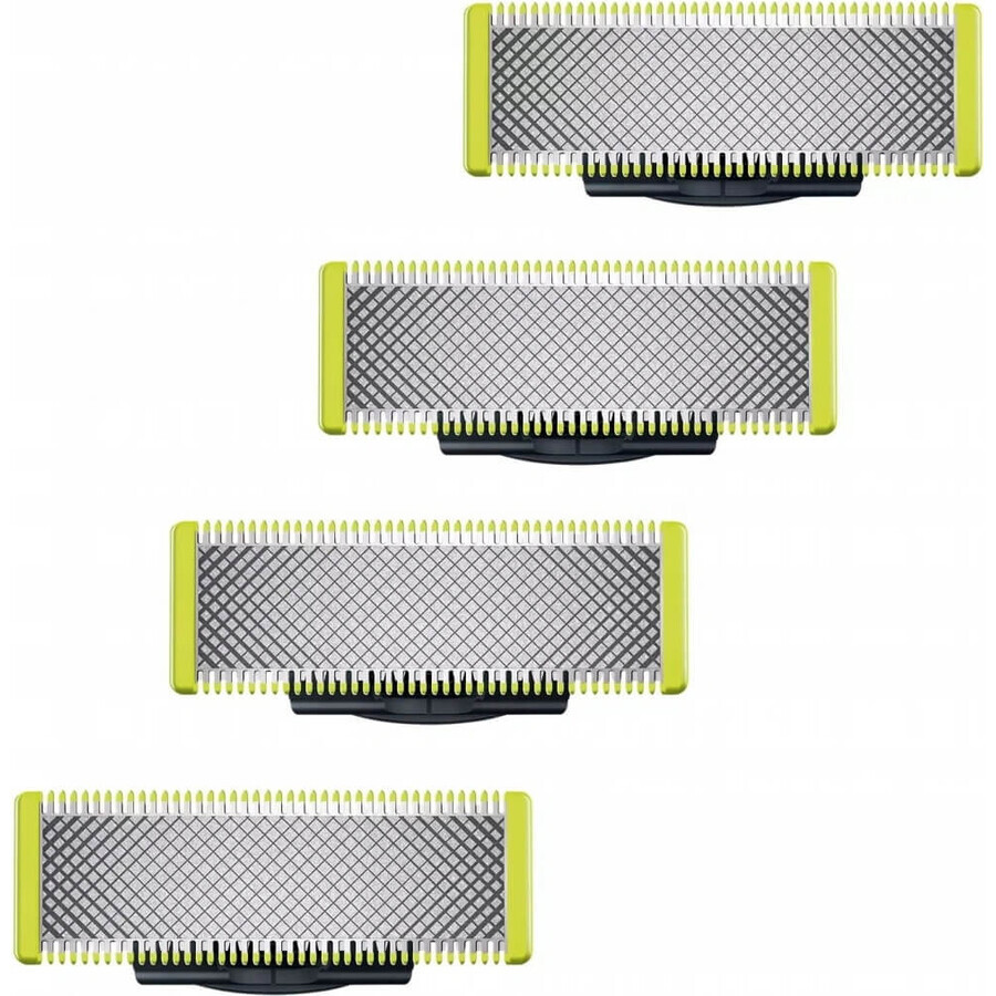 Lames de remplacement 4 pcs pour Philips OneBlade QP240/50 1×4 pcs, lames de remplacement