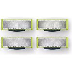 Lames de remplacement 4 pcs pour Philips OneBlade QP240/50 1×4 pcs, lames de remplacement