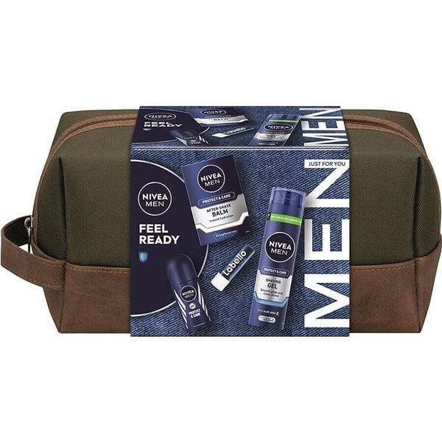 NIVEA MEN BAG PROTECT 1×1 st, geschenkverpakking