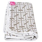 MOTHERHOOD Blanket cotton muslin double layer Classic Beige 100x120 cm 1×1 pc, Classic Beige 100x120 cm 1×1 pc, blanket