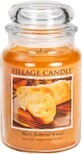 Village Candle Bougie parfum&#233;e en verre - Pain chaud beurr&#233;, grand 1&#215;1 pc