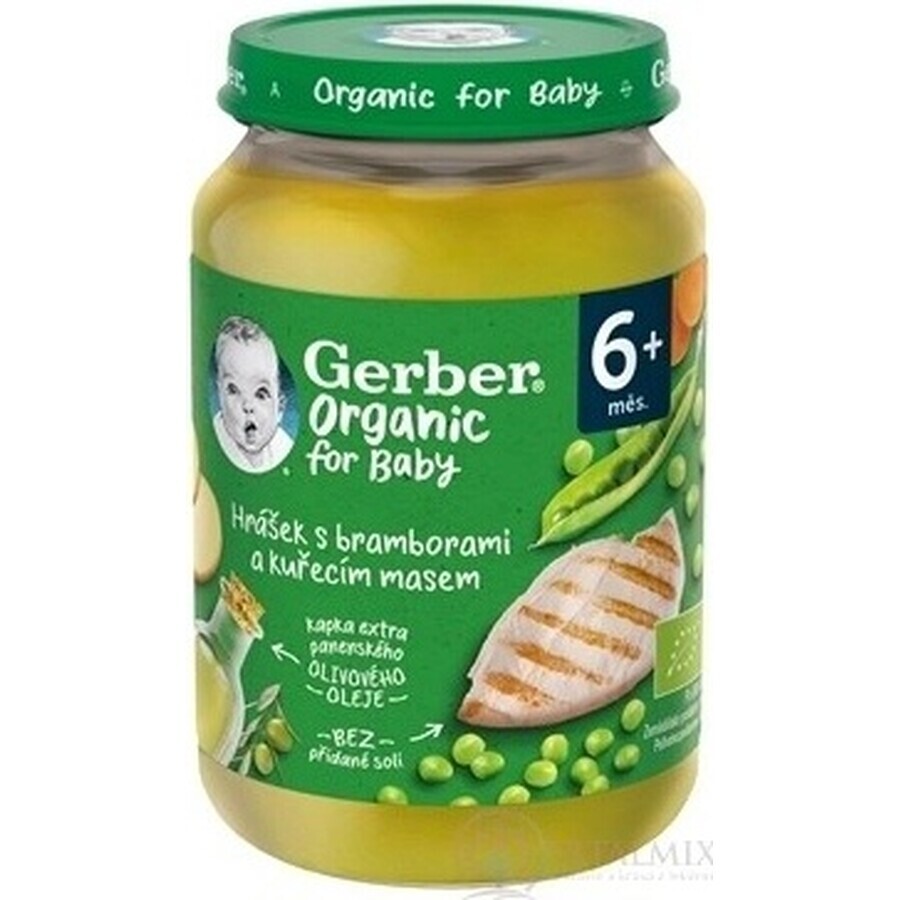 Gerber Organic Meat and Vegetable Snack 1×190 g, snack