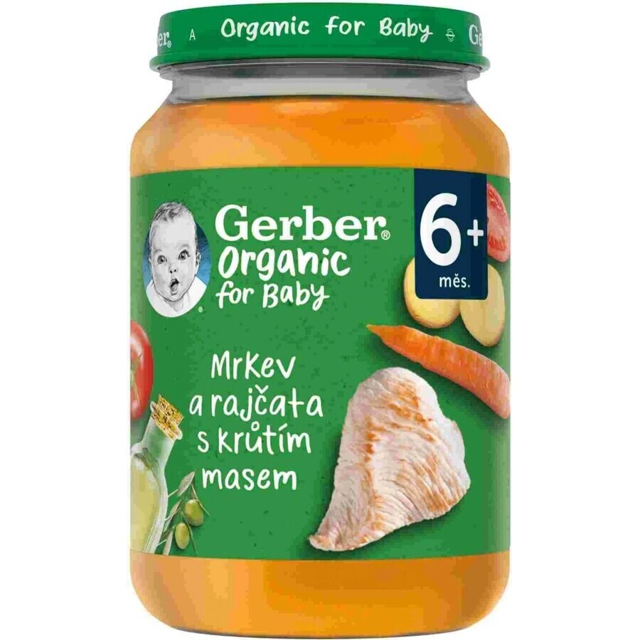 Gerber Organic Meat and Vegetable Snack 1×190 g, snack