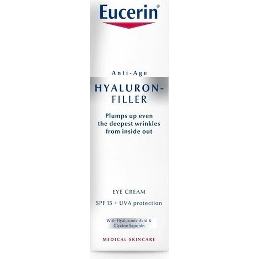 Eucerin HYALURON-FILLER anti-rimpel oogcrème 1×15 ml, crème