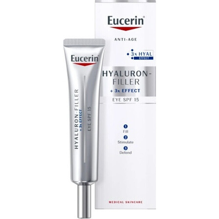 Eucerin HYALURON-FILLER anti-rimpel oogcrème 1×15 ml, crème