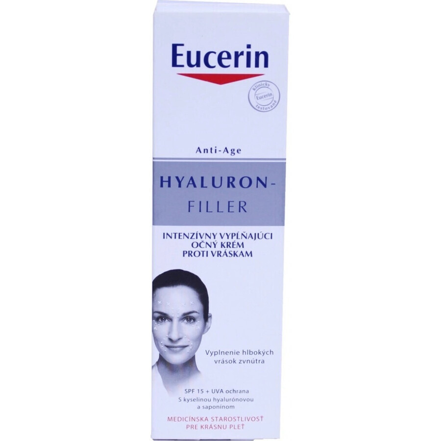 Eucerin HYALURON-FILLER anti-rimpel oogcrème 1×15 ml, crème