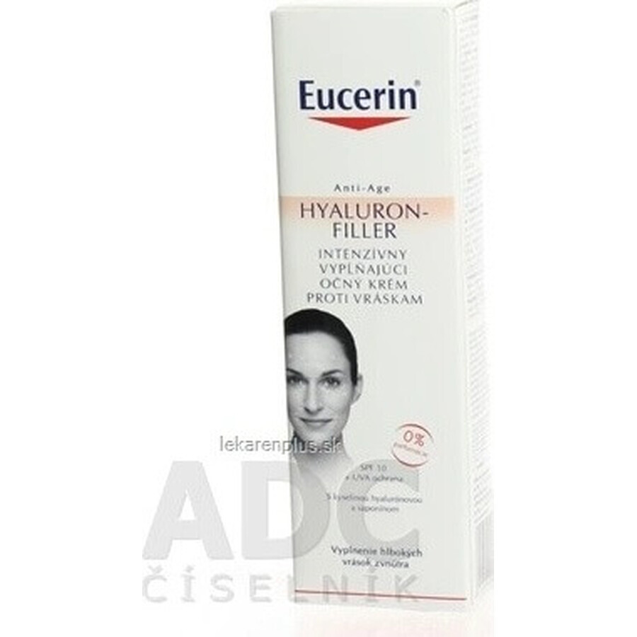 Eucerin HYALURON-FILLER anti-rimpel oogcrème 1×15 ml, crème