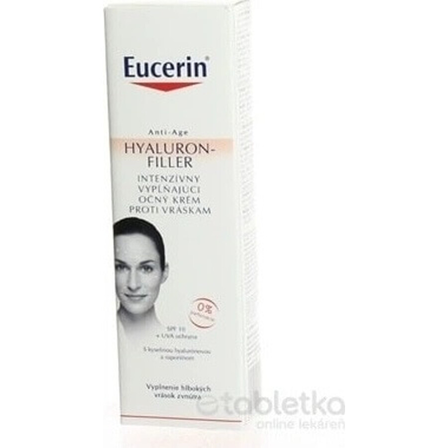 Eucerin HYALURON-FILLER anti-rimpel oogcrème 1×15 ml, crème