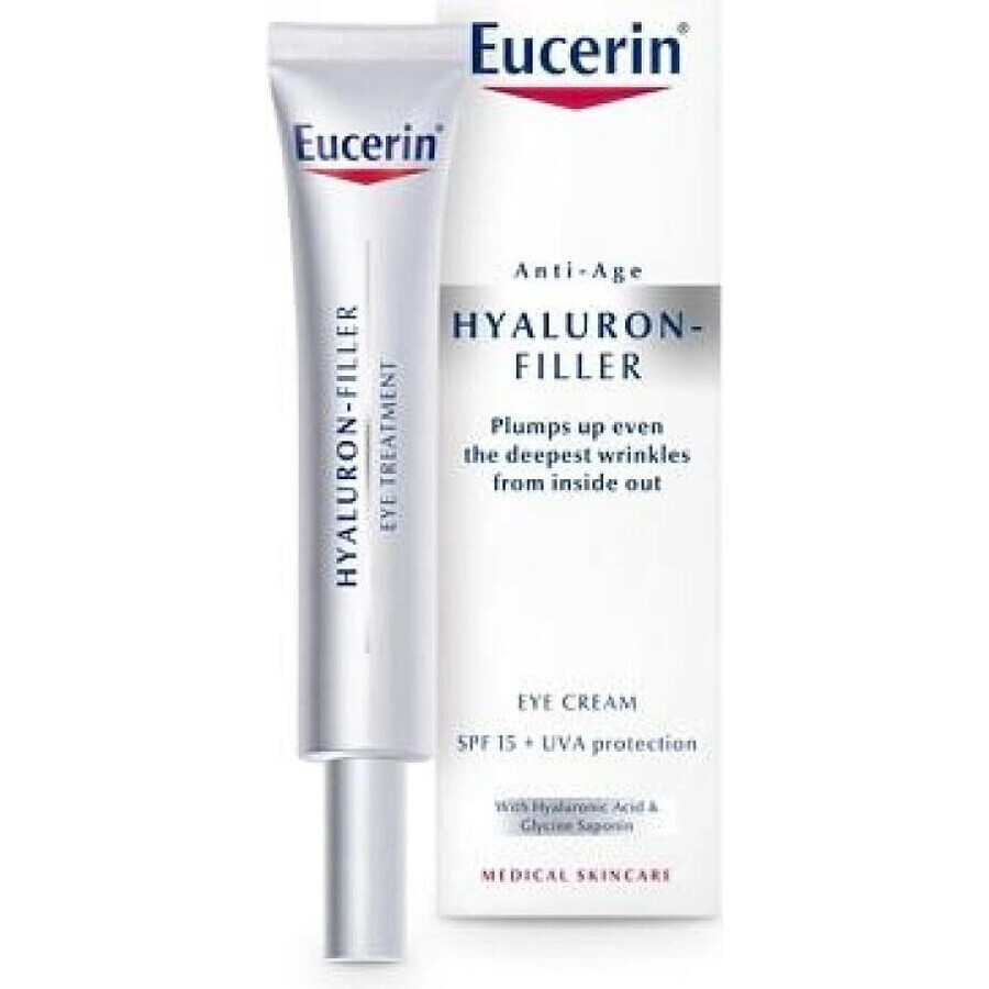 Eucerin HYALURON-FILLER anti-rimpel oogcrème 1×15 ml, crème