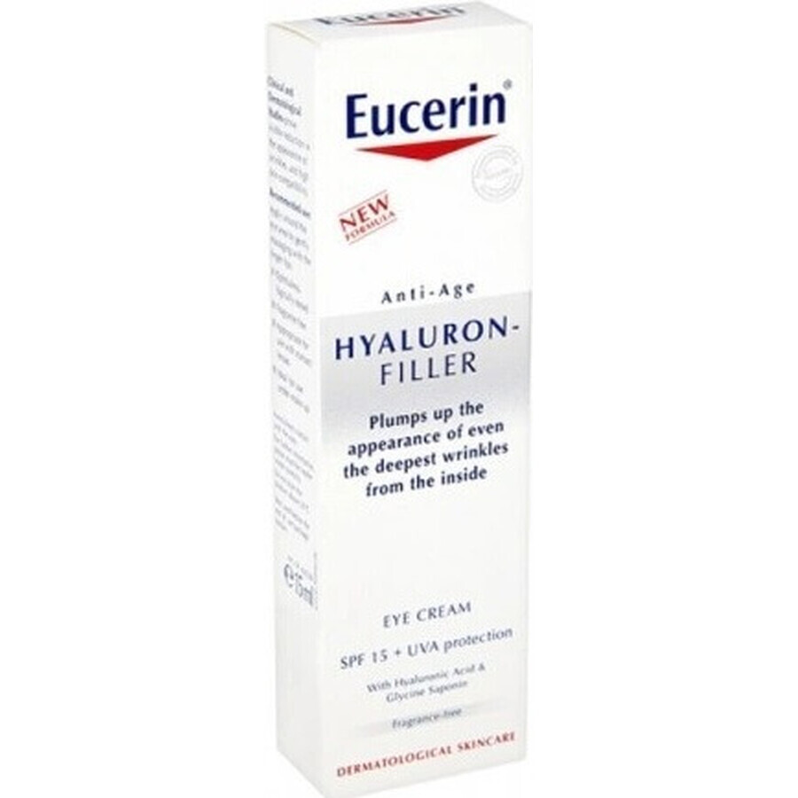 Eucerin HYALURON-FILLER anti-rimpel oogcrème 1×15 ml, crème