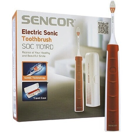 SENCOR SOC 1101RD Brosse à dents 1×1 pc, brosse à dents électrique