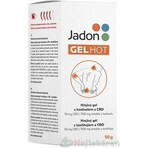 Jadon HOT GEL gel chauffant avec CBD 1x50 g