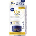 NIVEA Q10 POWER DUO Crema Reafirmante Día y Noche 2×50 ml, Crema Reafirmante