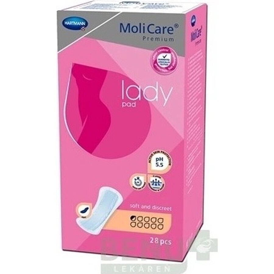 MoliCare Women's Premium 0.5 Tropfen 1×28 Stück, Inkontinenzeinlagen