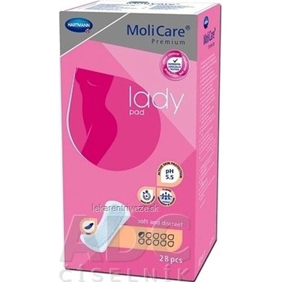 MoliCare Women's Premium 0.5 Tropfen 1×28 Stück, Inkontinenzeinlagen