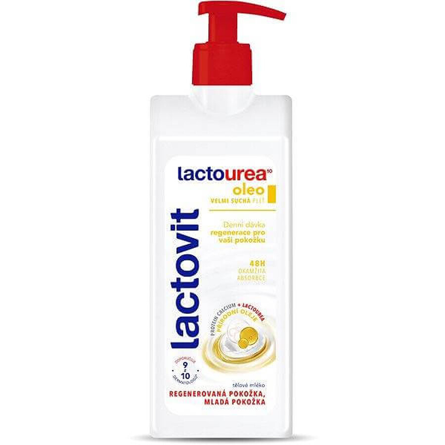 Lactovit Lactourea Oleo Body Lotion 1×400 ml, lotion pour le corps