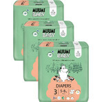 Muumi Baby 3 Midi 5-8 kg, 1×150pcs monthly pack of organic diapers, ECO Diapers