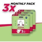 Muumi Baby 3 Midi 5-8 kg, 1×150pcs monthly pack of organic diapers, ECO Diapers