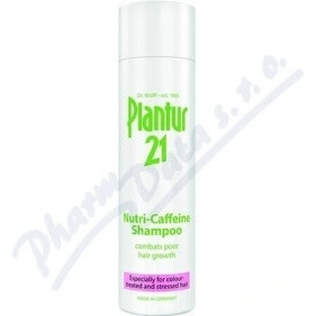 Plantur 39 Shampooing à la phyto-caféine pour cheveux colorés 1×250 ml, shampooing à la caféine