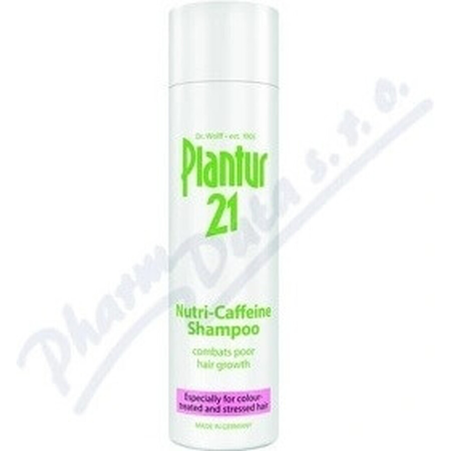 Plantur 39 Shampooing à la phyto-caféine pour cheveux colorés 1×250 ml, shampooing à la caféine