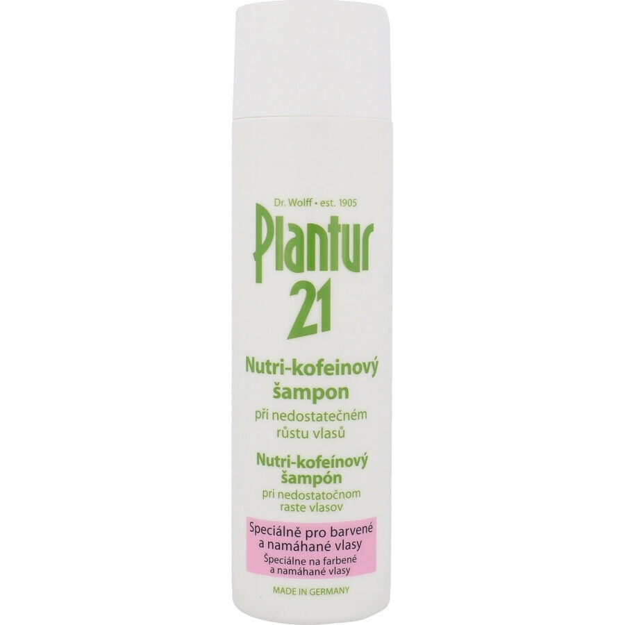 Plantur 39 Shampooing à la phyto-caféine pour cheveux colorés 1×250 ml, shampooing à la caféine