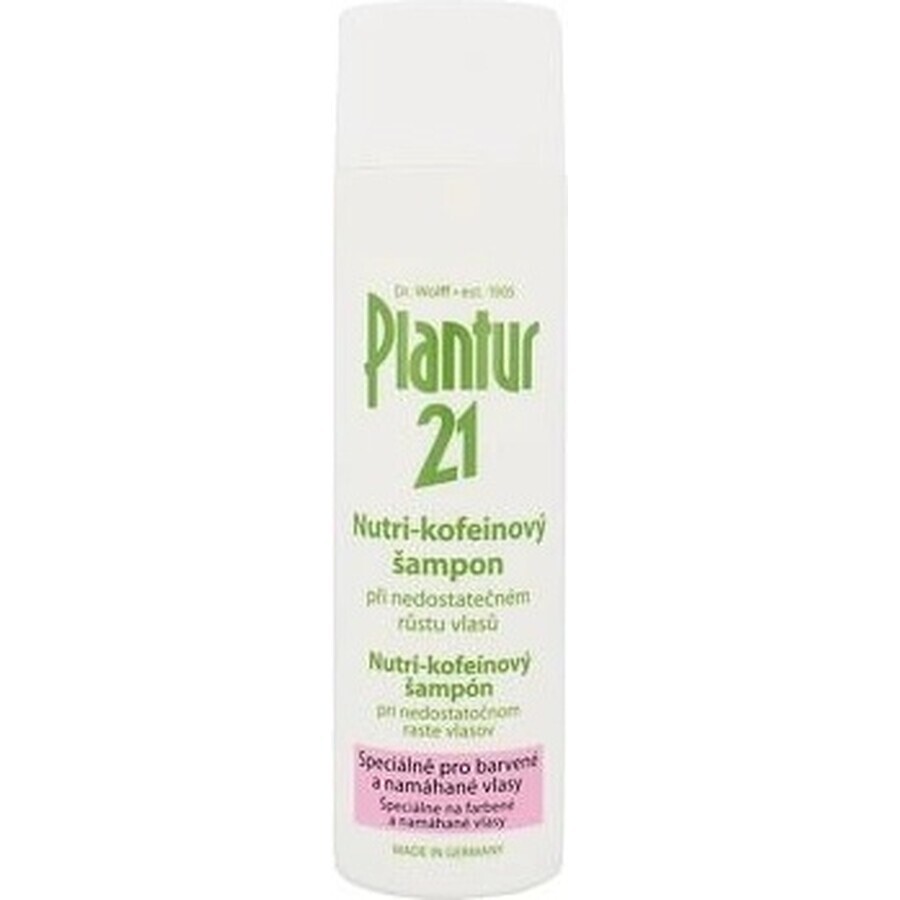 Plantur 39 Shampooing à la phyto-caféine pour cheveux colorés 1×250 ml, shampooing à la caféine