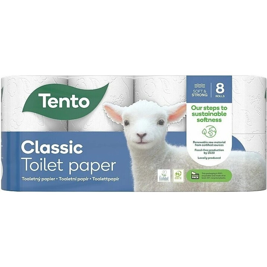 This Classic Toilet Tissue Classic 3vr 1×8 pc, 3 ply toilet paper