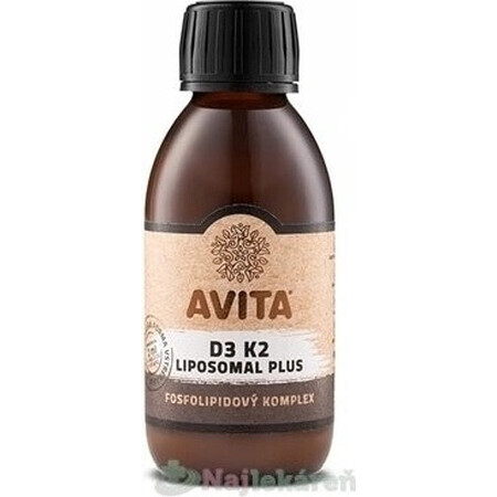 AVITA D3 K2 LIPOSOMAL PLUS 1×200 ml, phospholipid complex