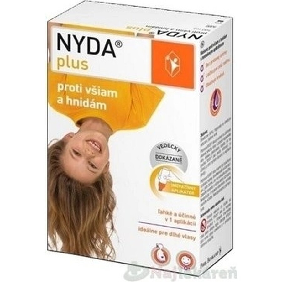 NYDA plus 1×100 ml, împotriva păduchilor și a lindelor