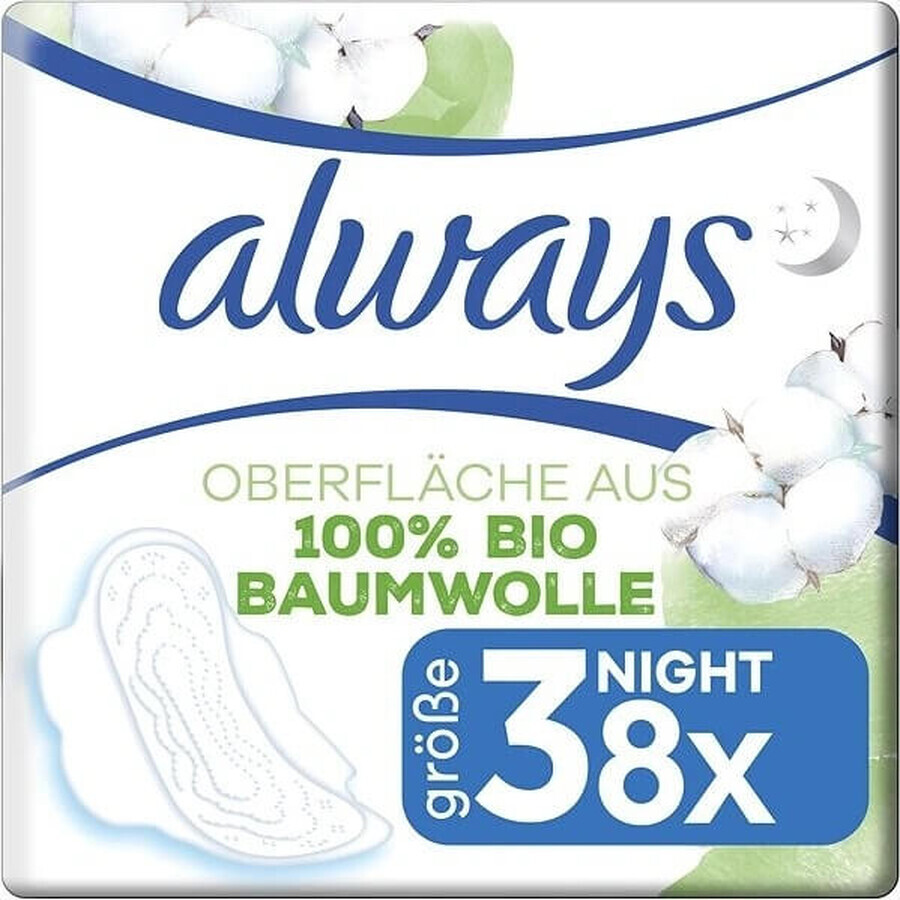 Always Cotton 8st 8st Nacht 1×8 st, kussentjes