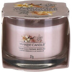 Yankee Candle - Vanilla Creme Brulee 1×37g bougie votive en verre, bougie parfumée