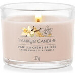 Yankee Candle - Vanilla Creme Brulee 1×37g bougie votive en verre, bougie parfumée