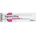 GENERICA Magnésium 250 mg + Vitamine C 1×20 tbl, Magnésium + Vitamine C