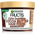 Garnier Fructis Fructis Hair Food Mascarilla suavizante de manteca de cacao para cabellos rebeldes y encrespados, 400 ml 1×400 ml, mascarilla capilar