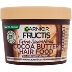 Garnier Fructis Fructis Hair Food Mascarilla suavizante de manteca de cacao para cabellos rebeldes y encrespados, 400 ml 1×400 ml, mascarilla capilar