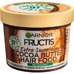 Garnier Fructis Fructis Hair Food Mascarilla suavizante de manteca de cacao para cabellos rebeldes y encrespados, 400 ml 1×400 ml, mascarilla capilar