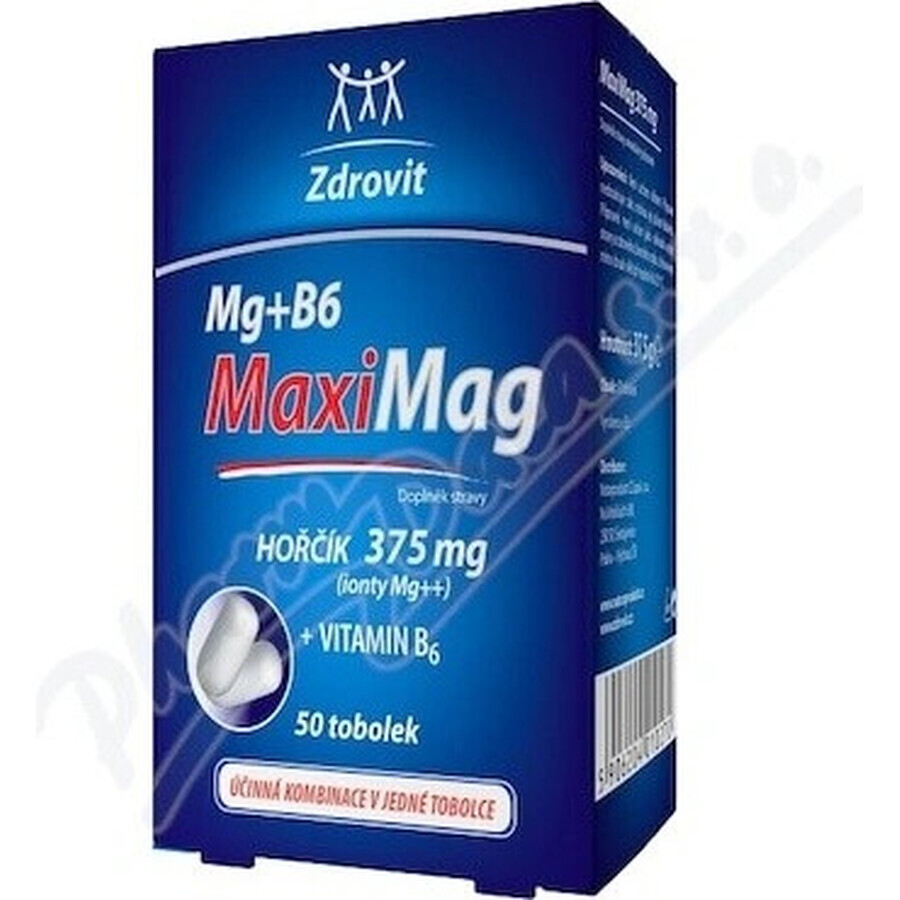 ZDROVIT MAXI MAG HORCIK+B6 FORTE 1×50 cps, complément alimentaire