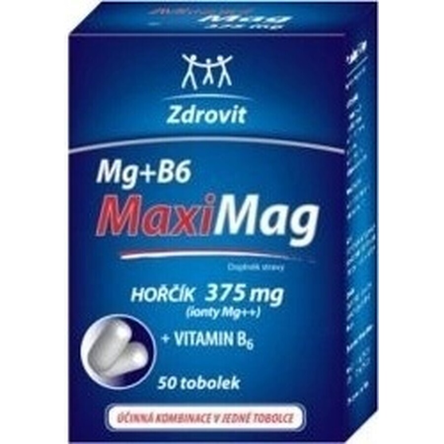 ZDROVIT MAXI MAG HORCIK+B6 FORTE 1×50 cps, complément alimentaire