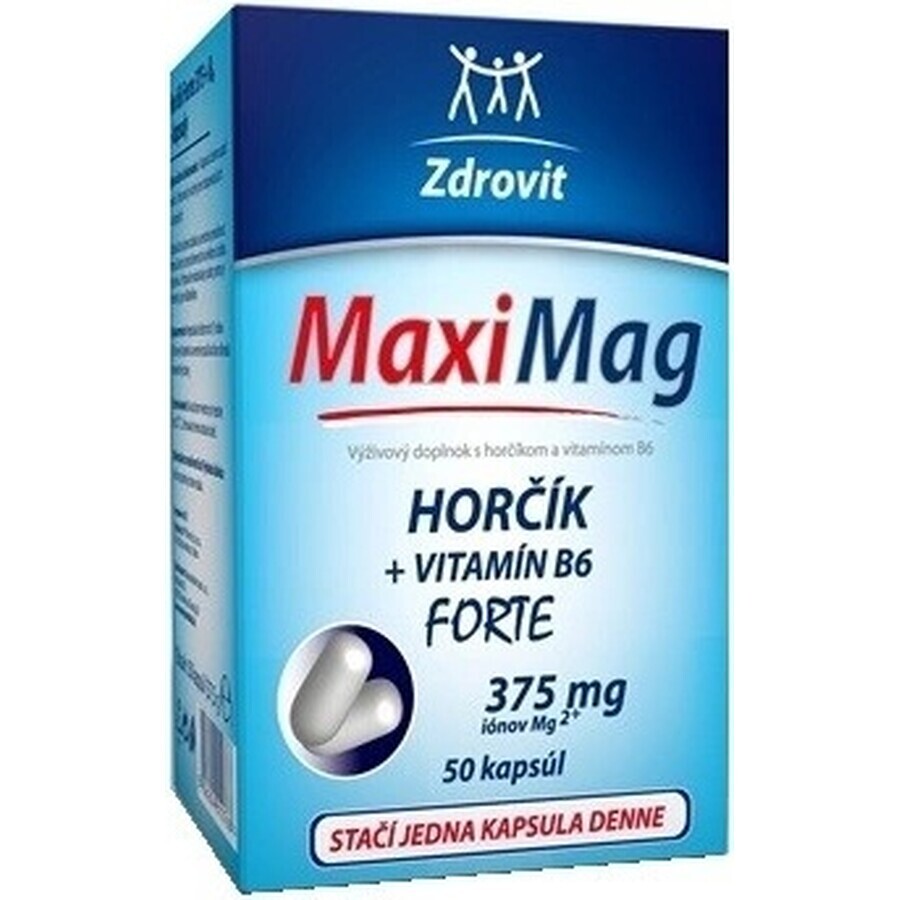 ZDROVIT MAXI MAG HORCIK+B6 FORTE 1×50 cps, complément alimentaire