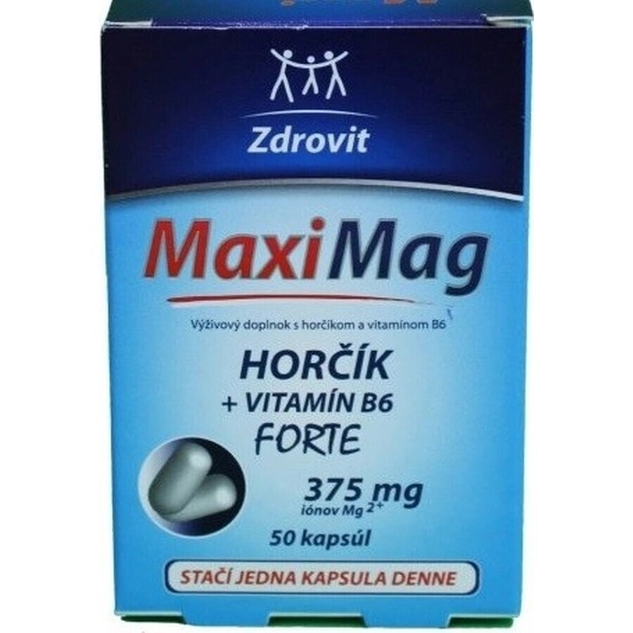 ZDROVIT MAXI MAG HORCIK+B6 FORTE 1×50 cps, complément alimentaire