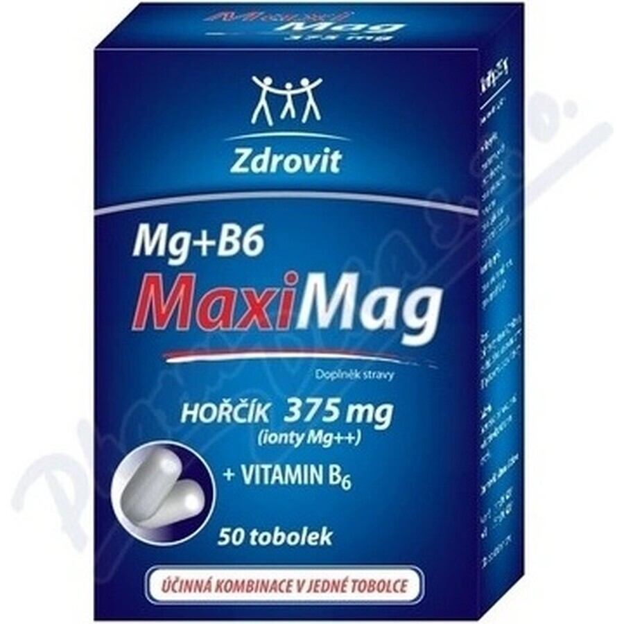 ZDROVIT MAXI MAG HORCIK+B6 FORTE 1×50 cps, complément alimentaire