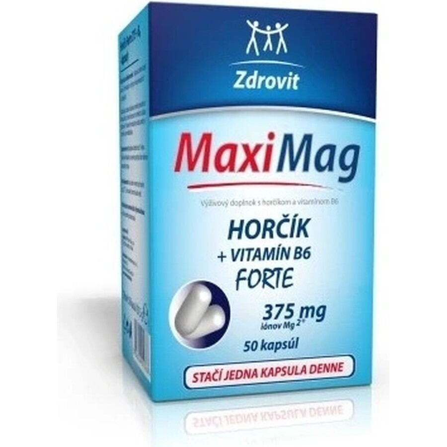 ZDROVIT MAXI MAG HORCIK+B6 FORTE 1×50 cps, complément alimentaire