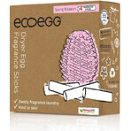 Ecoegg Eierkartusche für Wäschetrockner Frühlingsblumen 1×4 Stück, Ersatz-Duftstäbchen