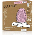 Ecoegg Eierkartusche für Wäschetrockner Frühlingsblumen 1×4 Stück, Ersatz-Duftstäbchen