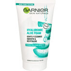 Garnier Hyaluronic Aloe Cleansing Foam 1×150 ml, mousse nettoyante